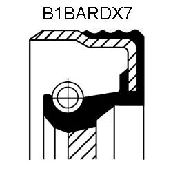 01020045B Corteco Сальник масляного насоса