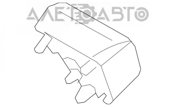 Ремень безопасности задний центральный 8K5857807AHV04 VAG