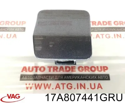 Заглушка бампера буксировочного крюка задняя VAG 17A807441GRU