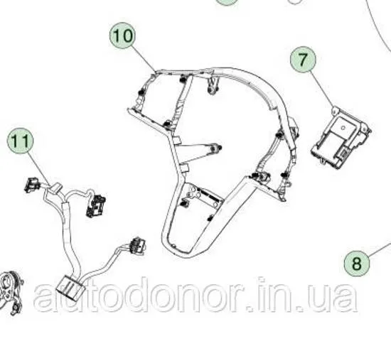 Блок управления рулевого колеса 110155603C Tesla