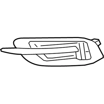 Решетка бампера заднего HONDA 71503TEAT00
