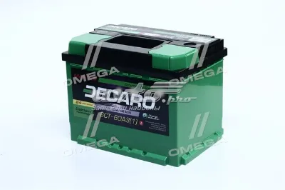 Авто акумулятор Декаро 60 А/г 12 В (6CT601)