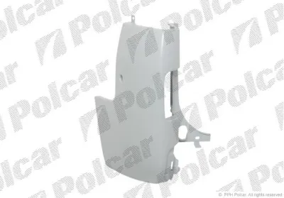 Бампер задний, левая часть POLCAR 6026971J