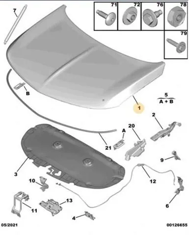 Капот 9837499380 Peugeot/Citroen