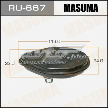 Отбойник рычага переднего нижнего MASUMA RU667