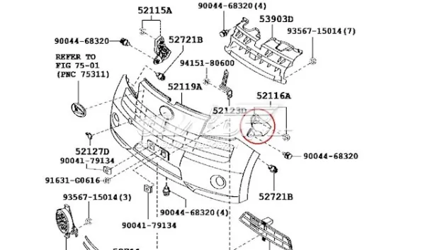  52116B1030 Daihatsu