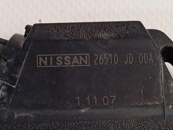 26510-JD00A Nissan/Infiniti Фонарь подсветки заднего номерного знака