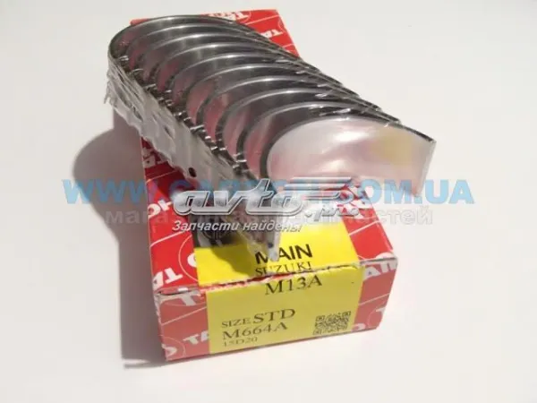 Вкладыши коленвала коренные, комплект, стандарт (STD) M664ASTD Taiho