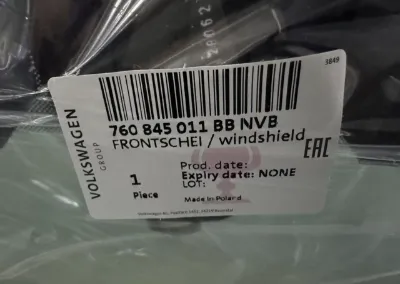Стекло лобовое VAG 760845011BBNVB