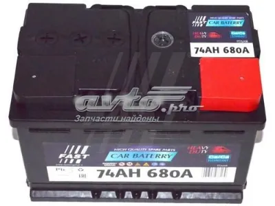 Аккумулятор автомобильный Фаст 74 А/ч 12 В (FT75208)