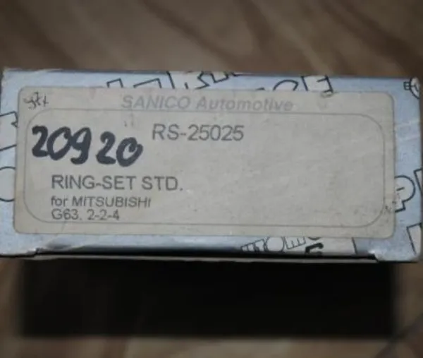 Кольца поршневые 33866 TPR