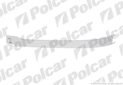 Ресничка (накладка) левой фары POLCAR 5044061