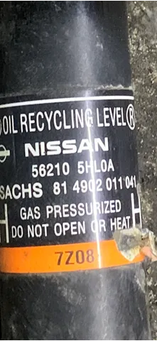 Амортизатор задний 562105HL0A Nissan/Infiniti