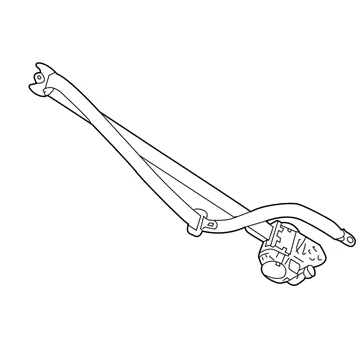 Левый ремень безопасности 7322060510C1 Toyota