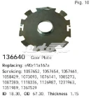 Ремкомплект стартера CARGO 136640 Ремкомплект стартера CARGO 136640