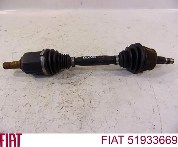 Левая полуось 51933669 Fiat/Alfa/Lancia