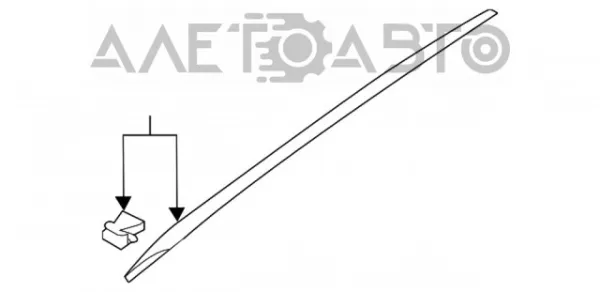 Водосток лобового стекла, жабо VAG 5C6854328C5AP