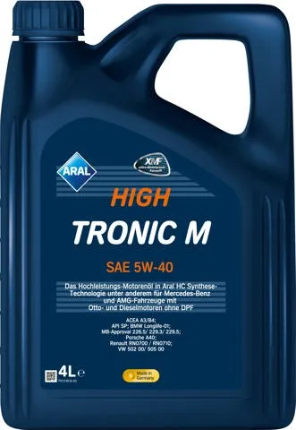 Моторное масло 5W40HITRM4L Aral