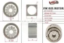 Ремкомплект насоса ГУР MS GROUP VW025ROTOR Ремкомплект насоса ГУР MS GROUP VW025ROTOR