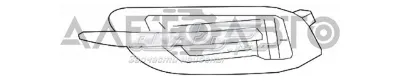 Решетка бампера заднего HONDA 71503TBAA00