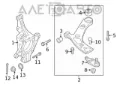 Нижняя шаровая опора Hyundai Santa Fe TM, TMA