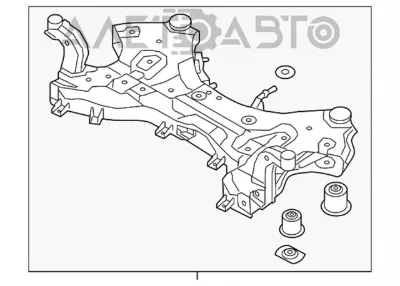 Балка передней подвески (подрамник) передняя HYUNDAI 62405C6200