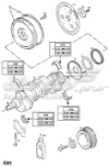 Коленвал Opel Zafira A