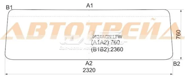 Лобовое стекло 4624AGN XYG