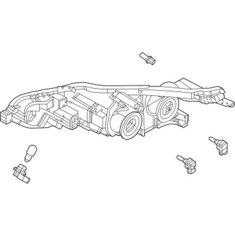 Левая фара 260605EE0A Nissan/Infiniti