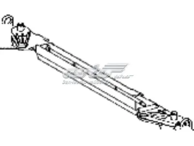 Диффузор радиатора кондиционера TOYOTA 1671236030