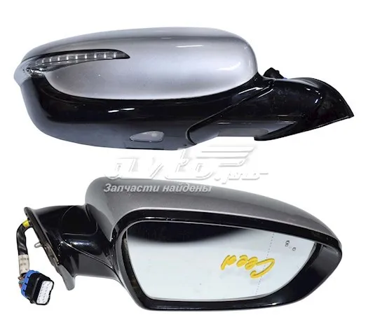 Правое зеркало 87620A2540 Hyundai/Kia