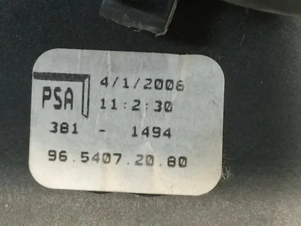  9654072080 Peugeot/Citroen