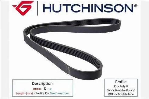 Ремень генератора 2498K6 Hutchinson