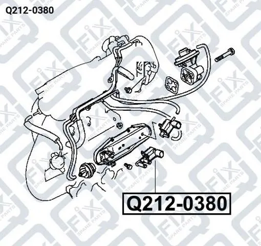 Клапан адсорбера Q2120380 Q-fix