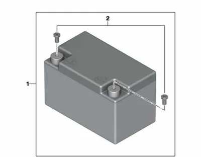 Аккумуляторная батарея БМВ 10 А/ч (61215A64DC8)