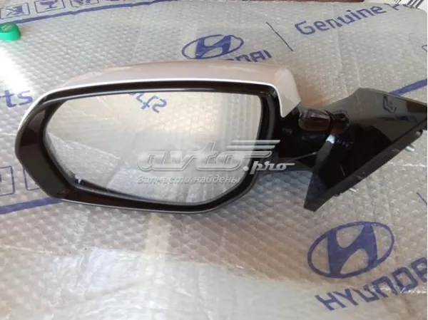 Левое боковое зеркало 87610B8010 Hyundai/Kia