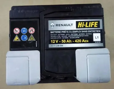 Аккумулятор автомобильный Рено 12 В (7711947963)
