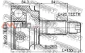 ШРУС наружный передний FEBEST 0310CIVIC5D