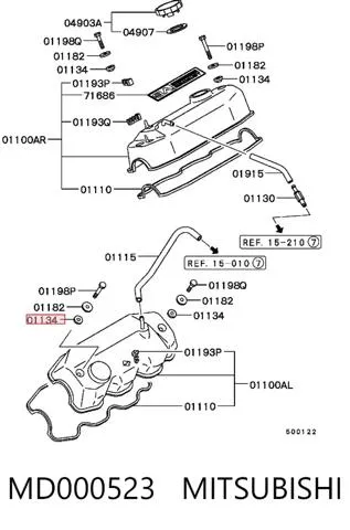 Болт клапанной крышки ГБЦ AND 3S109009
