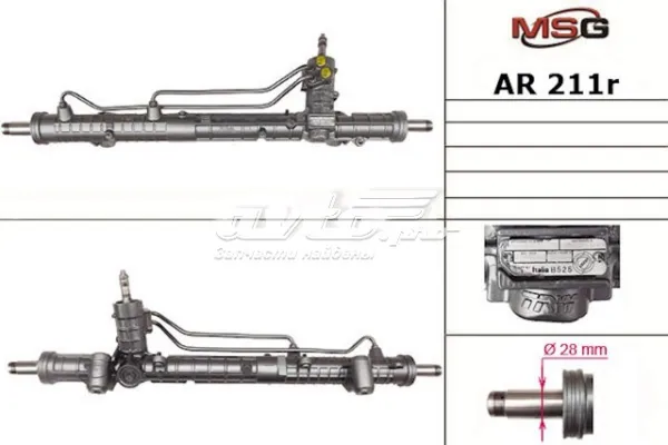 Рулевая рейка AR211R MSG