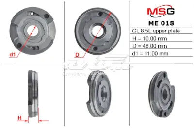 Ремкомплект насоса ГУР MS GROUP ME018UPLATE