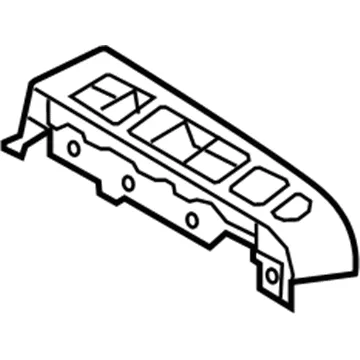 Кнопочный блок управления стеклоподъемником передний левый 93570B2050BF6 Hyundai/Kia