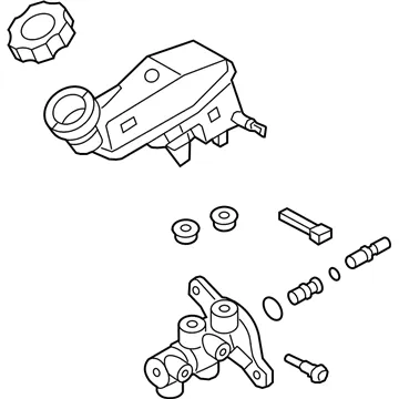 Главный тормозной цилиндр 585103X420 Hyundai/Kia