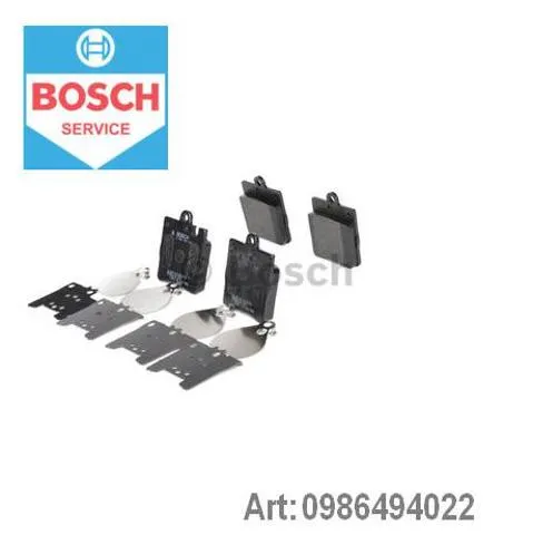 Задние тормозные колодки 986494022 Bosch