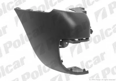 Бампер задний, левая часть POLCAR 235298J