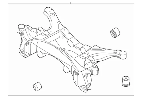 Подрамник задний LX6Z5035Z Ford