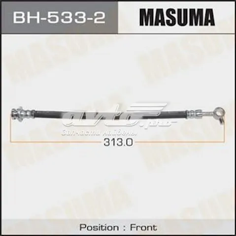 Шланг тормозной передний левый BH5332 Masuma