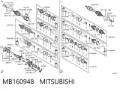Пыльник ШРУСа наружный MITSUBISHI MB160948