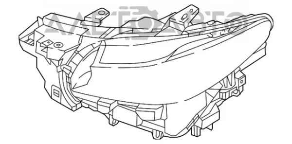 Правая фара TM5551031B Mazda