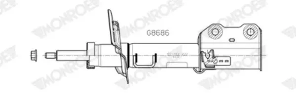 Амортизатор передний правый G8686 Monroe